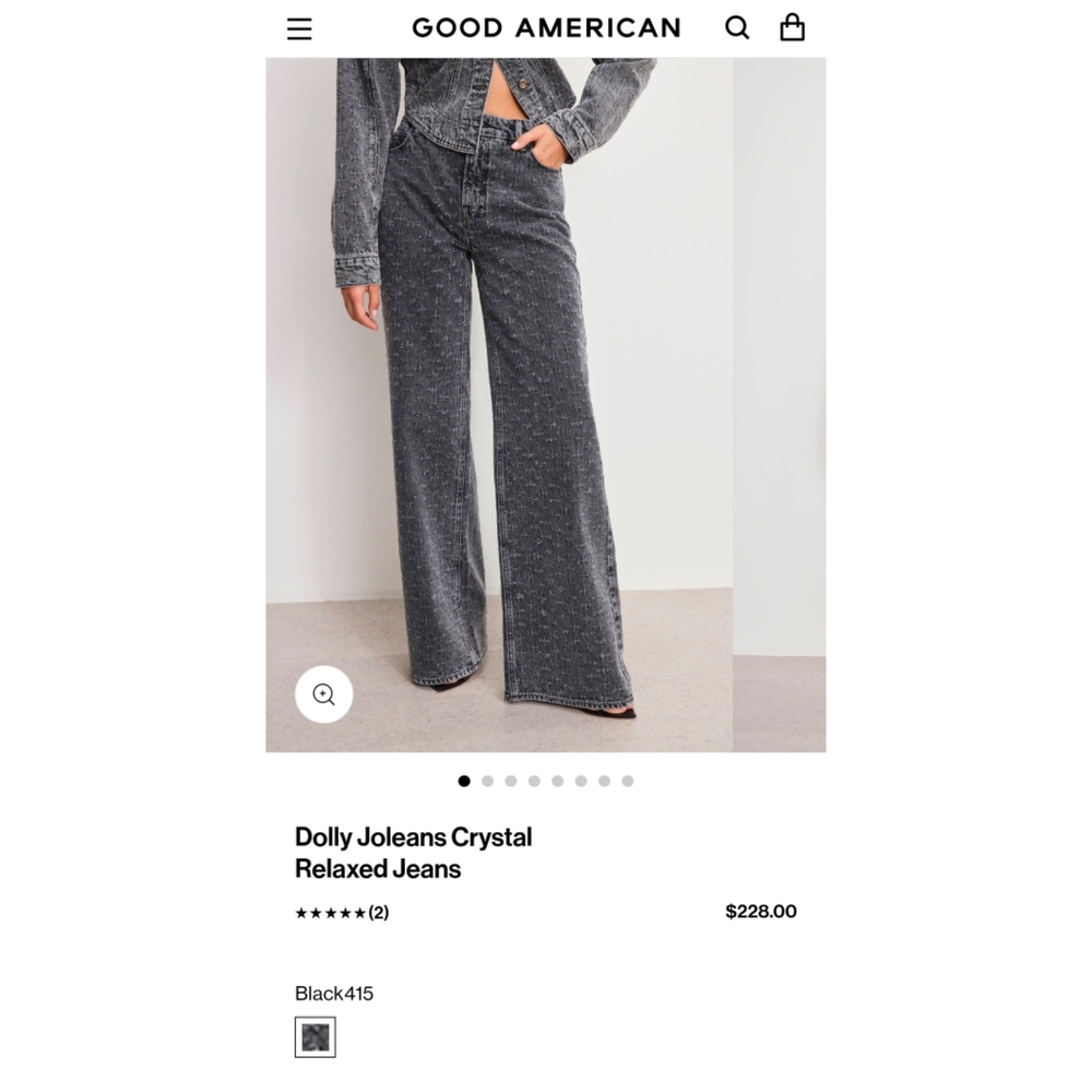 DOLLY JOLEANS CRYSTAL RELAXED JEANS - Picture 5 of 6